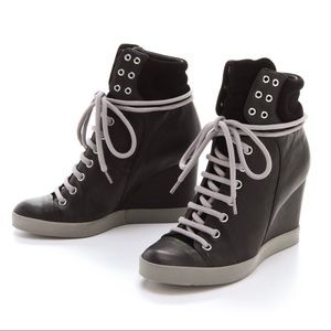 See by Chloe Lace Up Wedge Sneaker